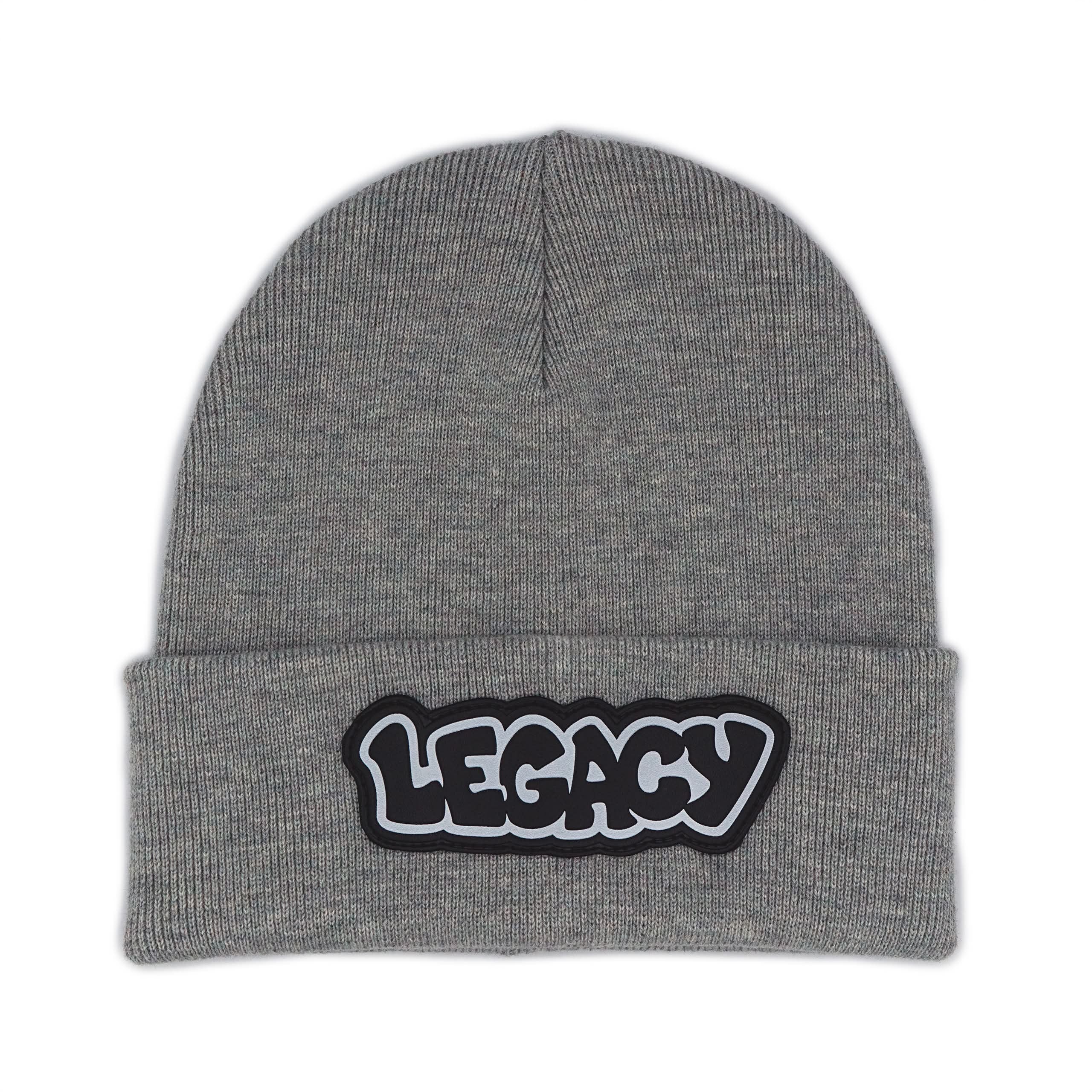 Legacy Ultra Soft Grey Throwie Beanie