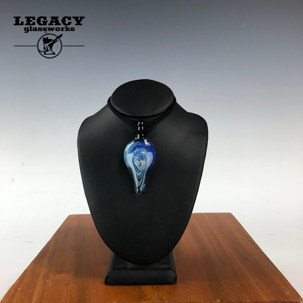 Mindset Glass Galaxy Drip Pendant with Opal