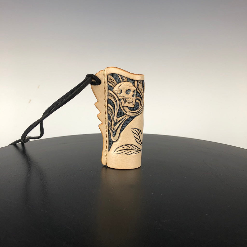 Kinoko Heads Leather Lighter Case