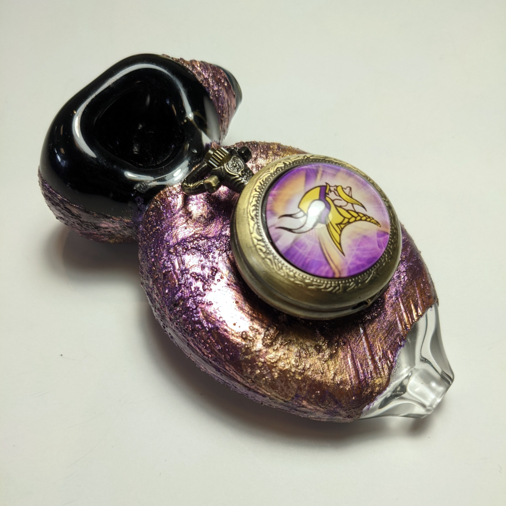 Cherry Glass Electroformed Pocketwatch Spoon