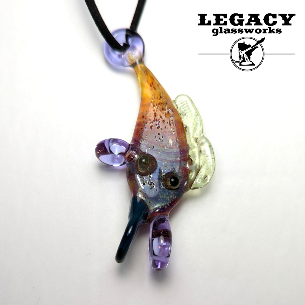 Fozz Glass Fishing Lure Pendant