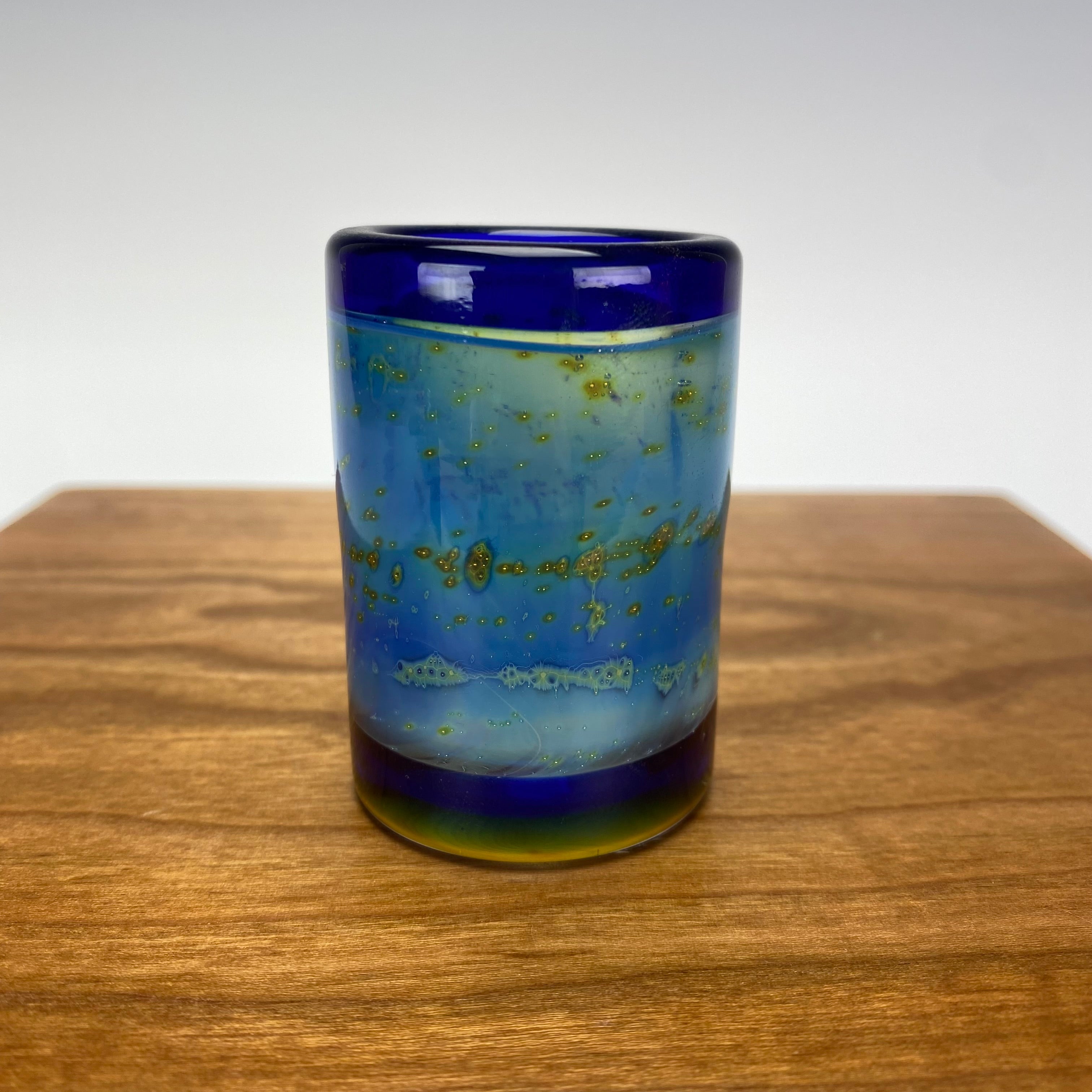 Ted Wilber Shot Glass / Q-tip holder.