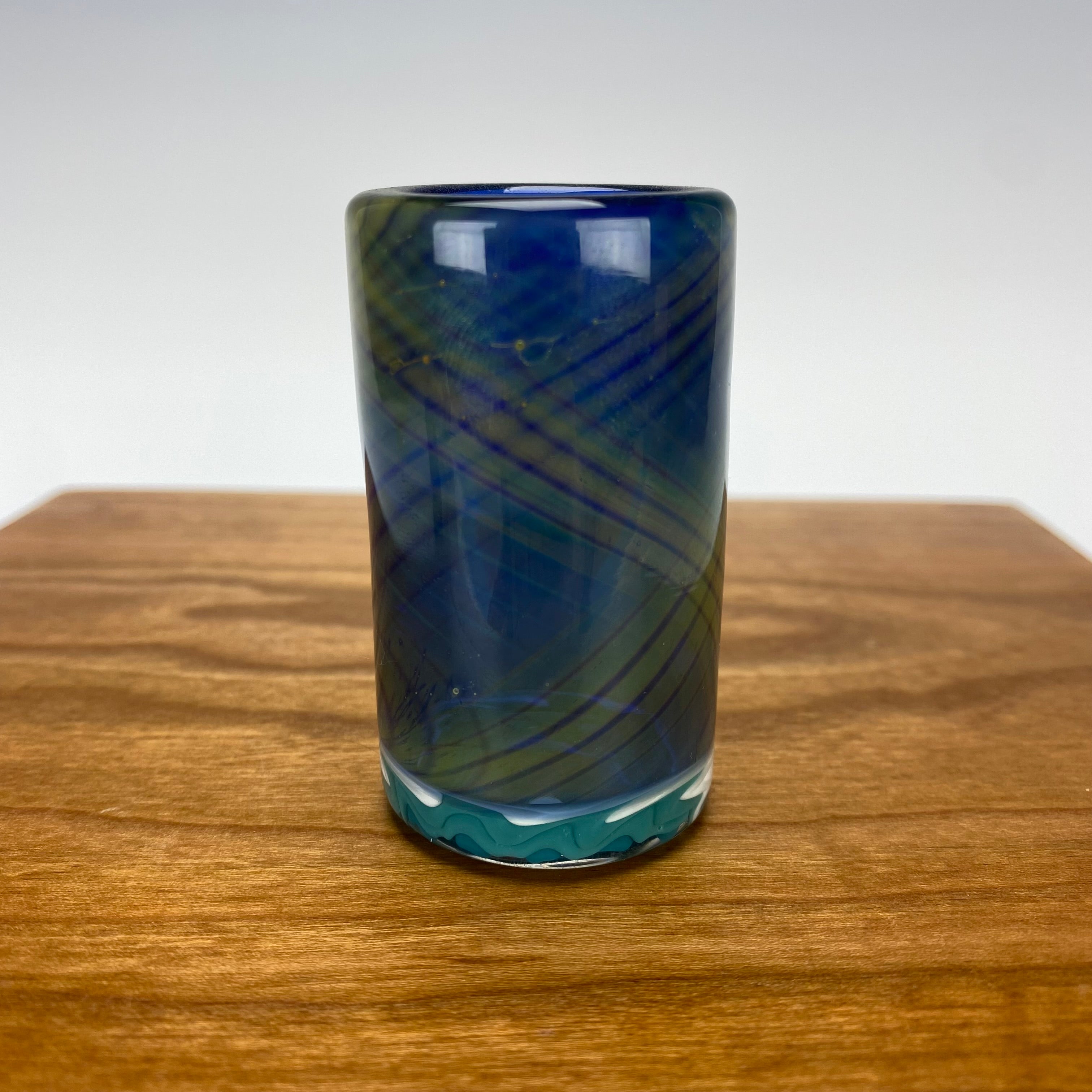 Ted Wilber Shot Glass / Q-tip holder.