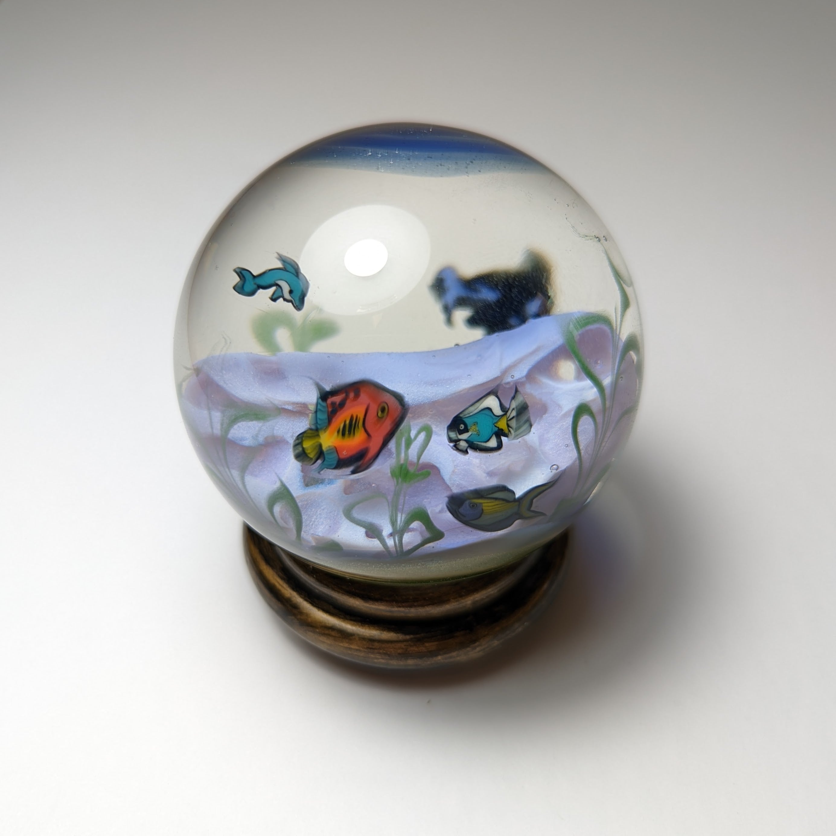 Jes Durfee Purple Aquarium Marble