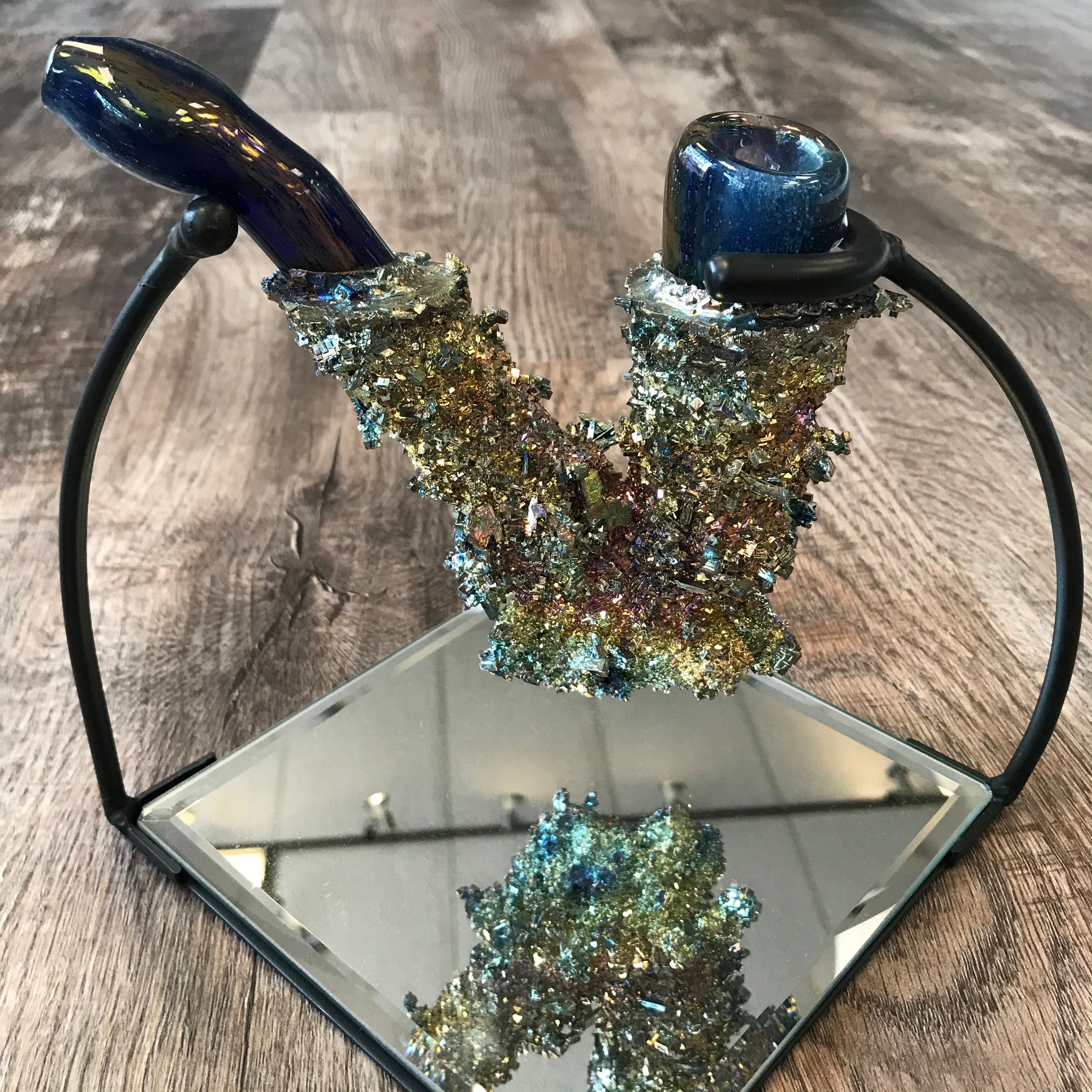 Leif L Bismuth Crystal Sherlock w/Stand