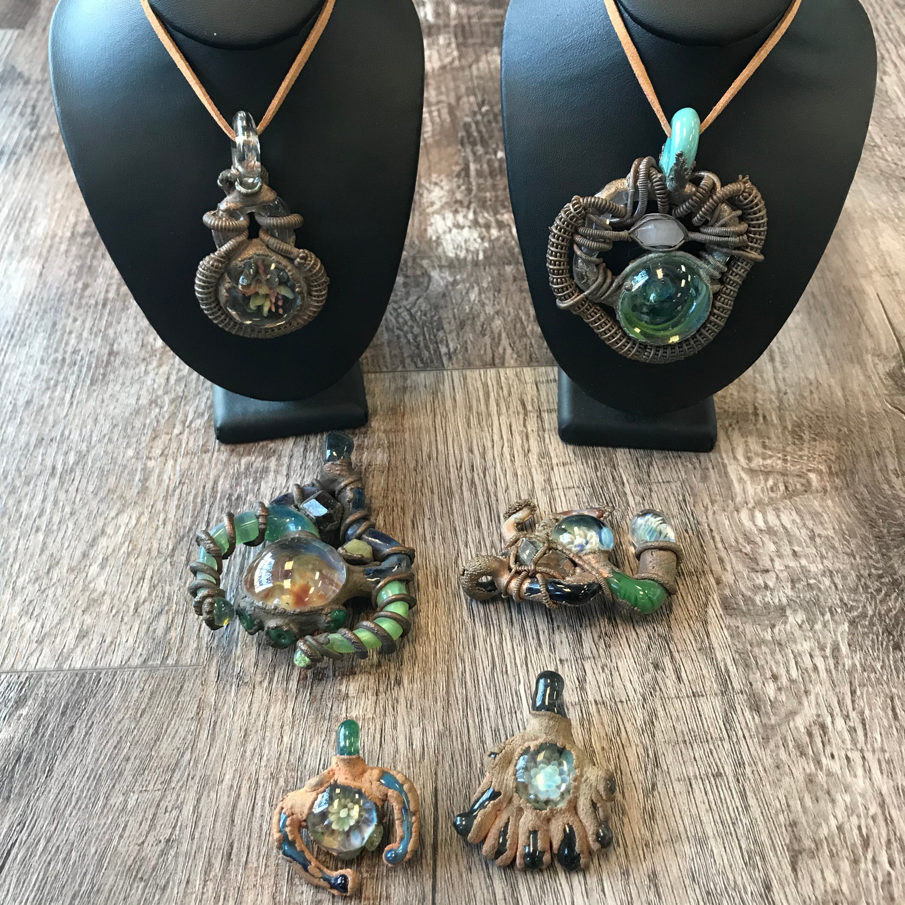 Lucas Plowman Electroformed Pendants