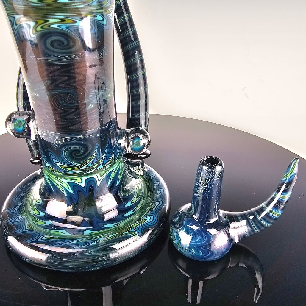 Andy G Wigwag Layered Bubbler *ON DISPLAY AT LEGACY WOODBURY*