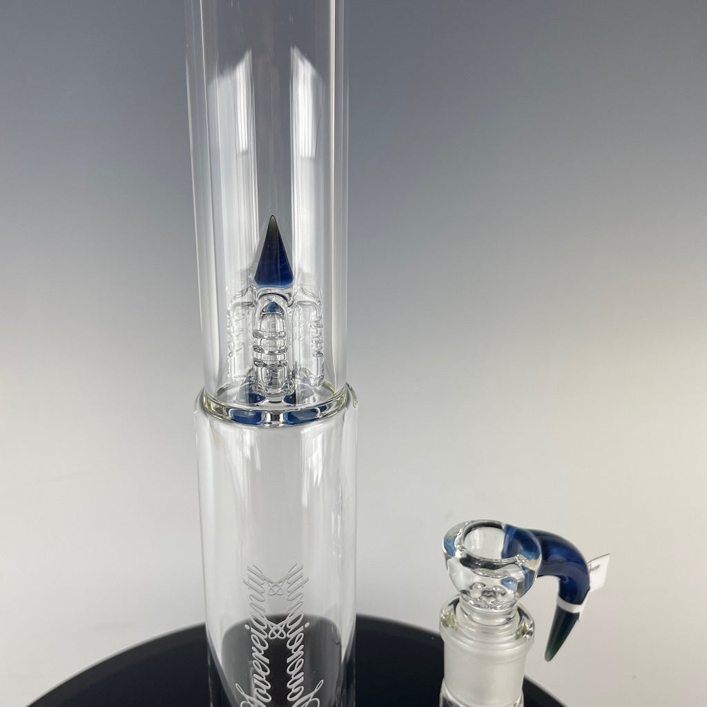 Sovereignty Glass Pawn-Stemline w/ Ghost Over Galaxy Accents (#15)