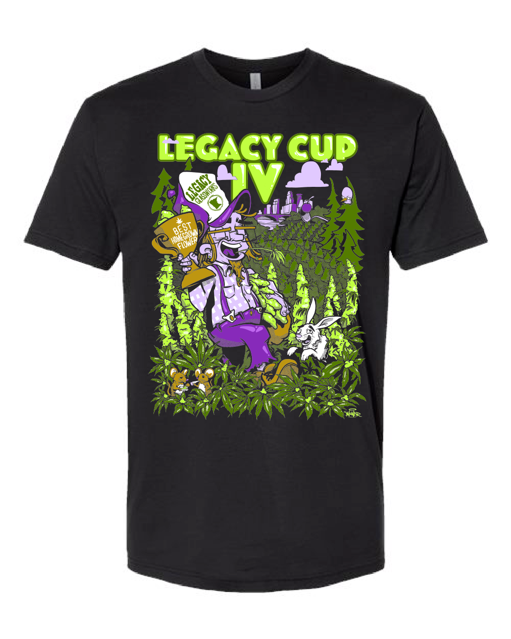 Wundr Legacy Cup IV Black T-Shirt