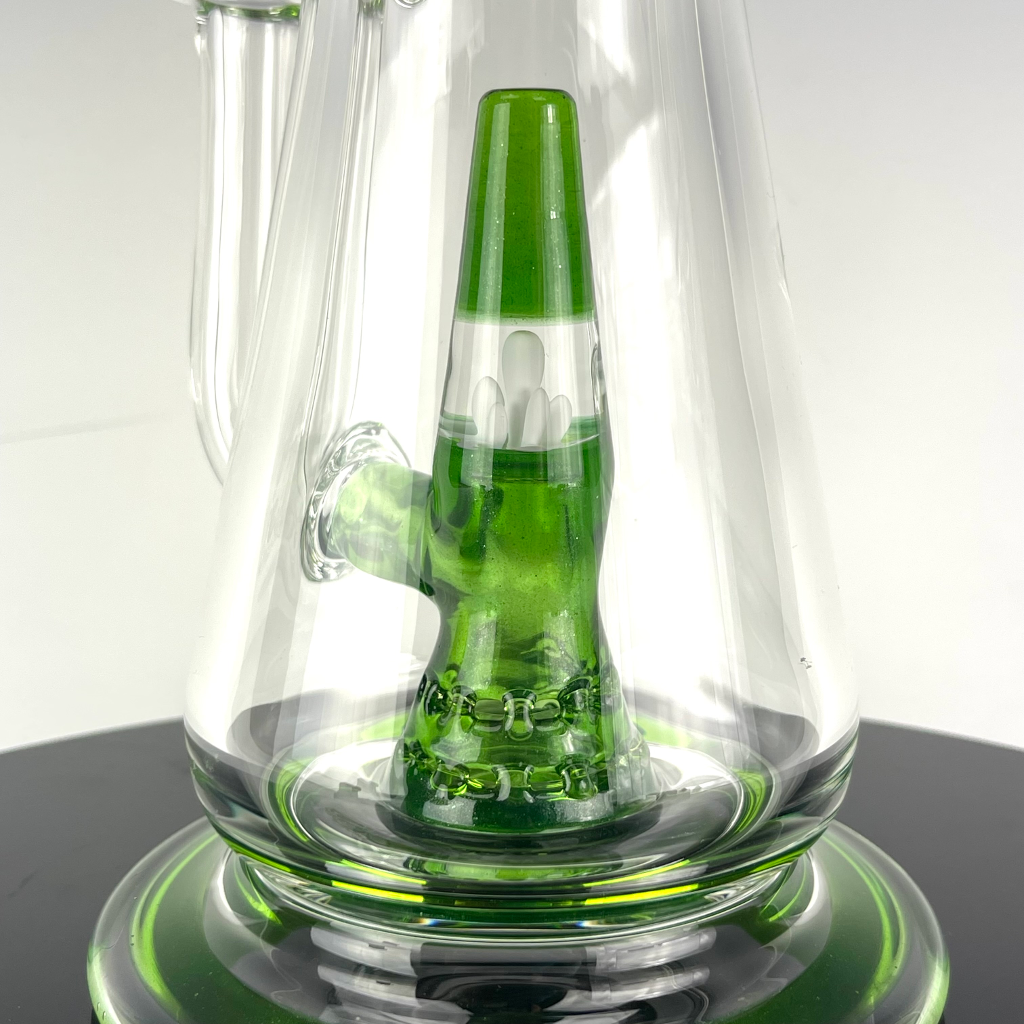 Bluegrass Lamp Perc Tube in Heavy Green Stardust