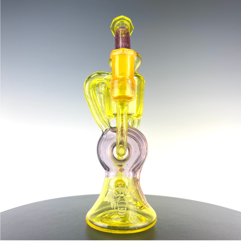 Wolfe Glass Triple Single Donut