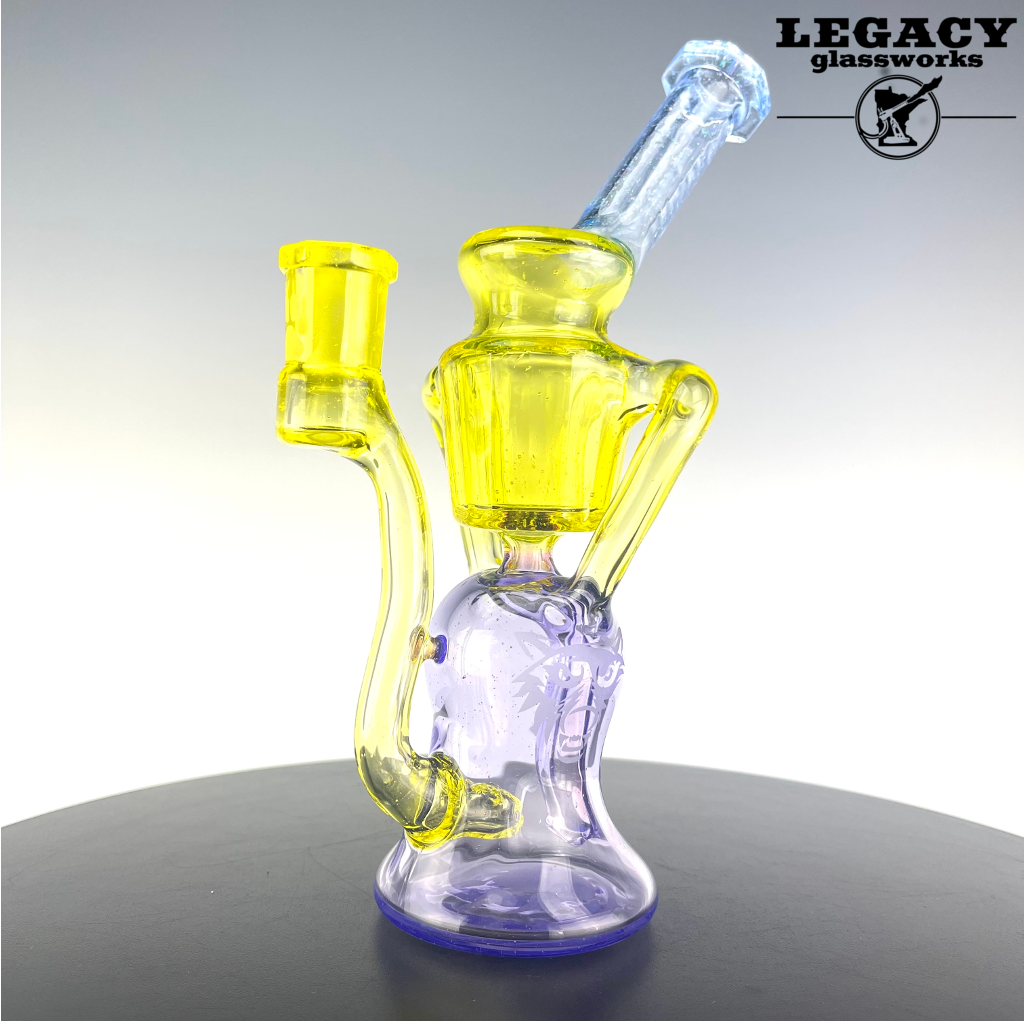 Wolfe Glass Double Single Internal Drain