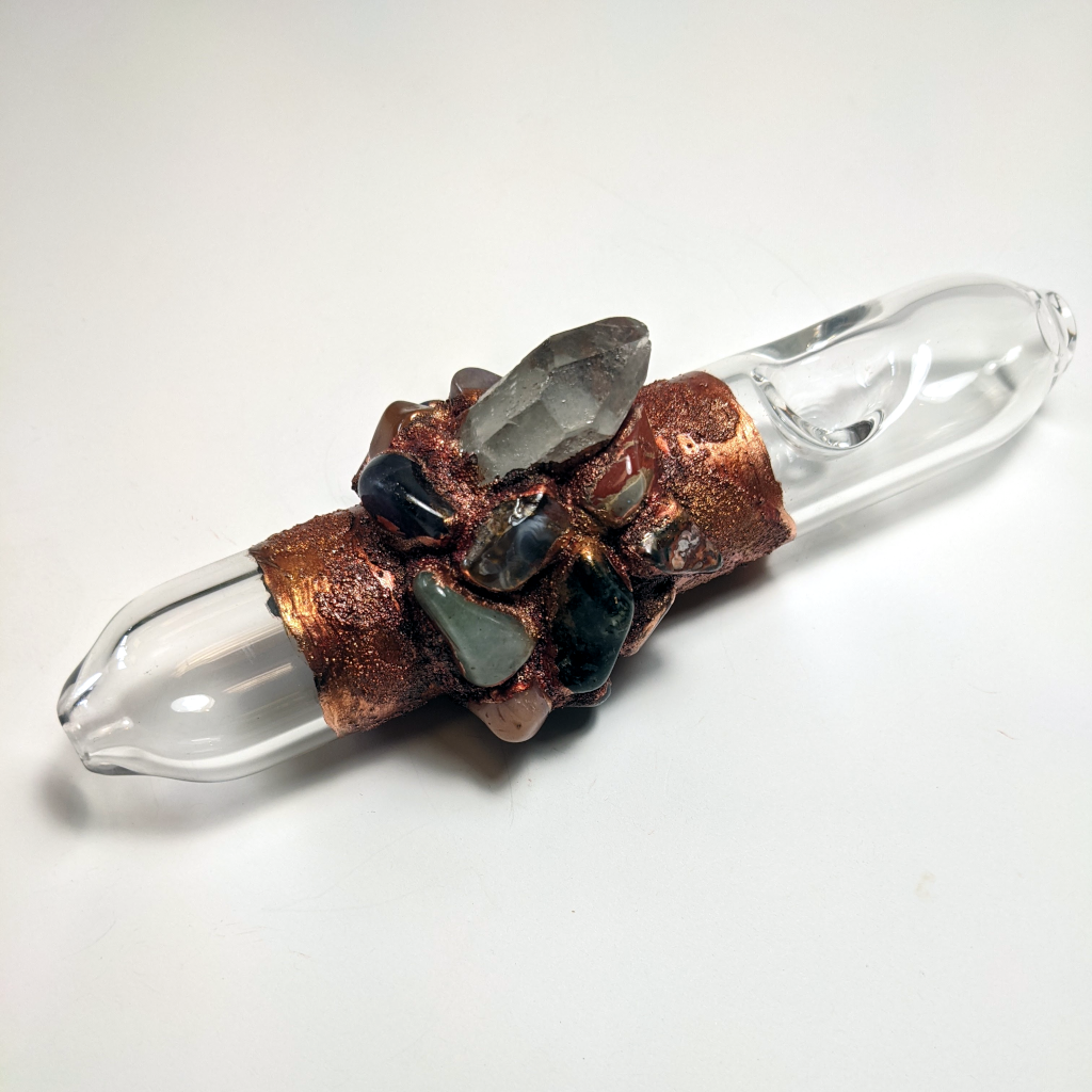 Cherry Glass Electroformed Steamroller