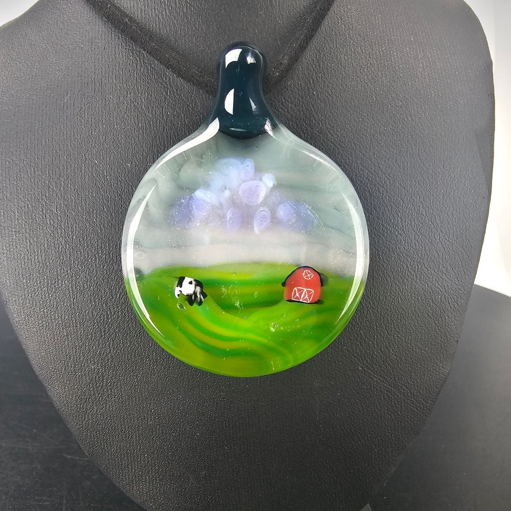 Fat Pinky Farm Scene Pendants