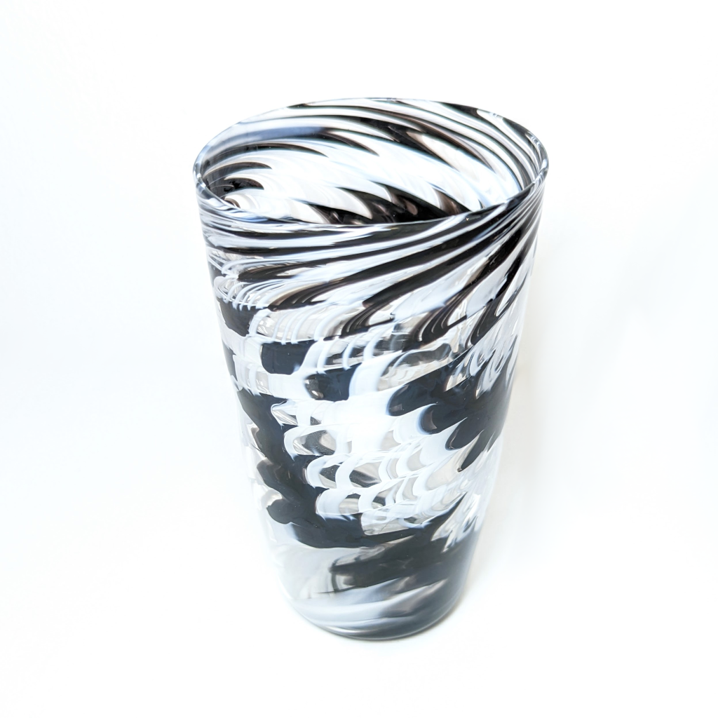 Jake In The Bocks Black & White Soft Glass Cups