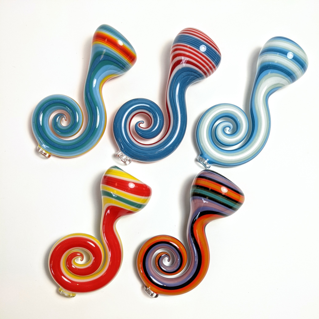 Jem Glass Swirly Pinchies