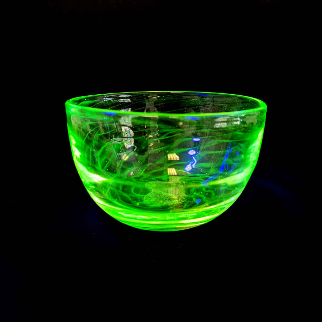 Funk Queen Uranium Glass Bowls