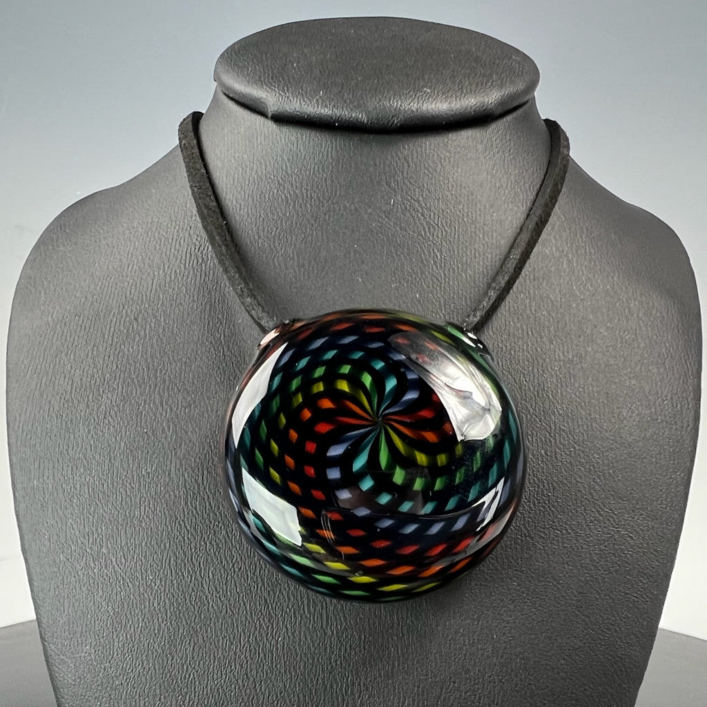 Zek Glass Linework Pendant