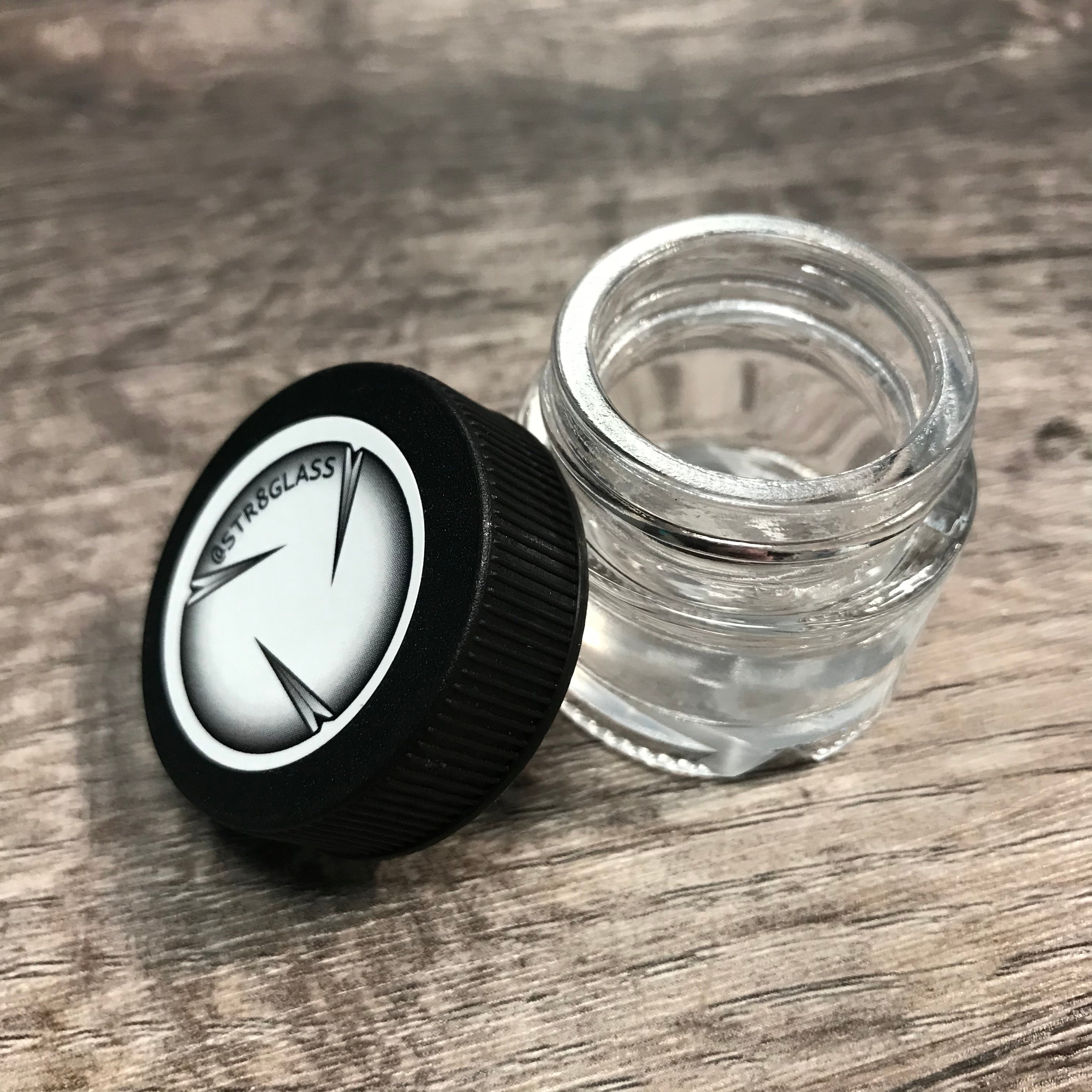 Str8 Glass Concentrate Jar & Spinner Cap