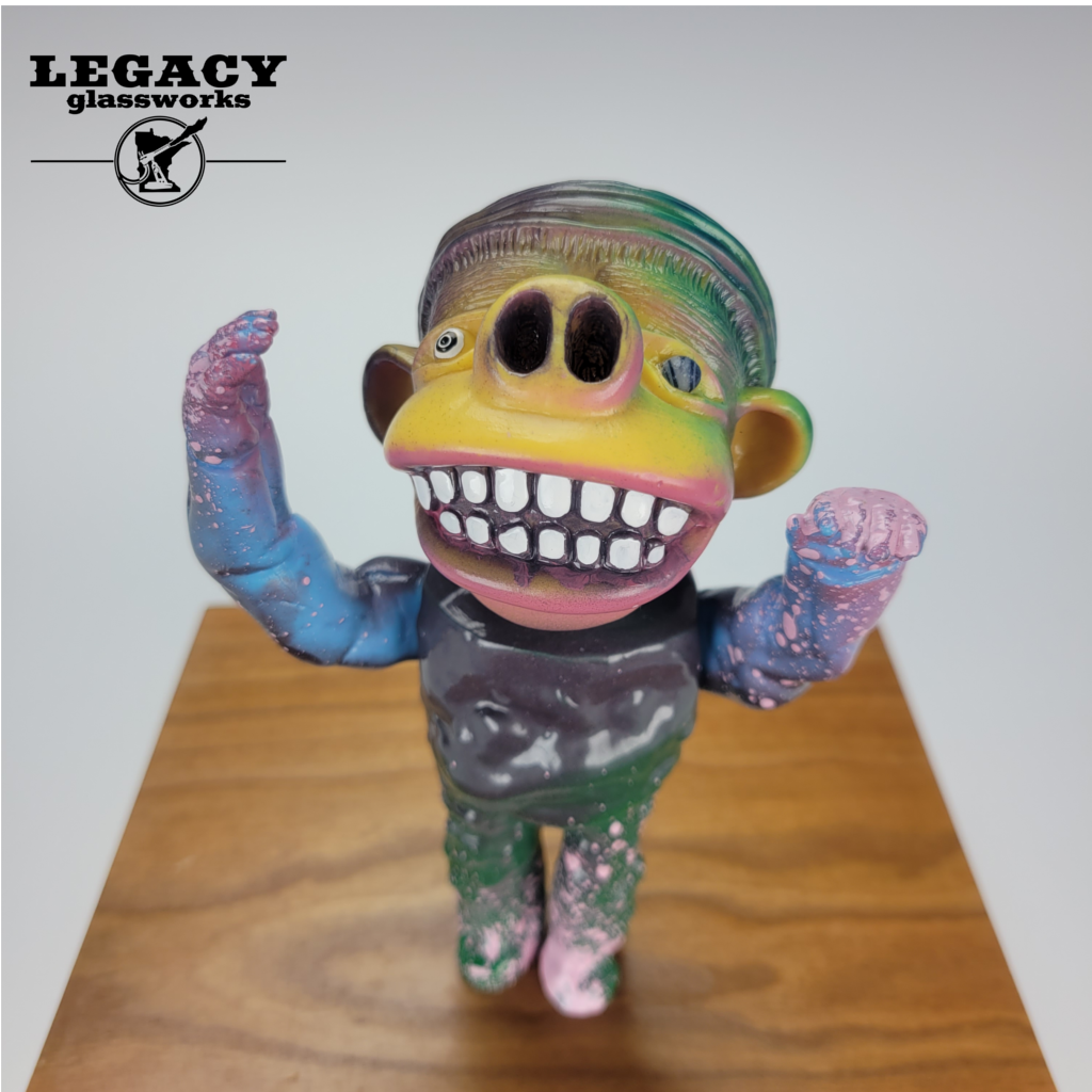 Binbizii Vinyl Toy x Emon Glassworks "Monkey"