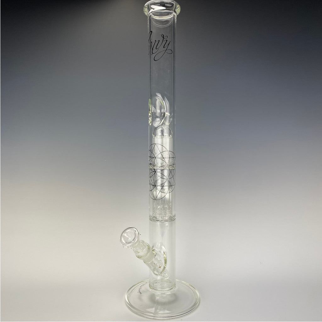 Envy Glass 21" Double perc straight tube
