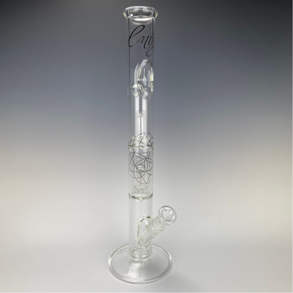 Envy Glass 21" Double perc straight tube