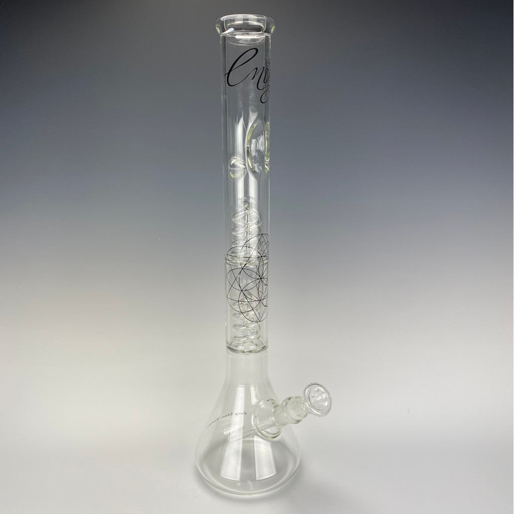 Envy Glass 21" Double perc Beaker