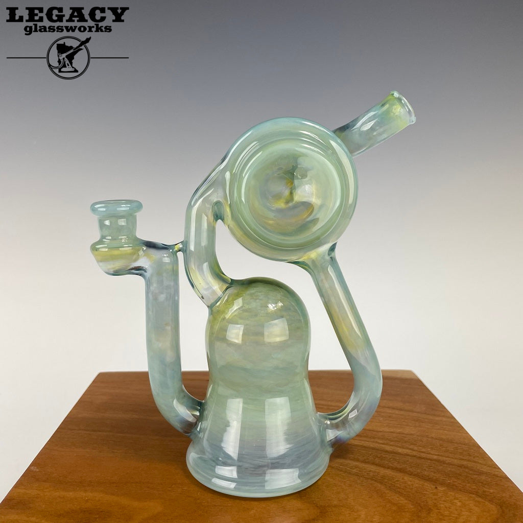 Hurricain Glass Colored Whirlpool Recycler